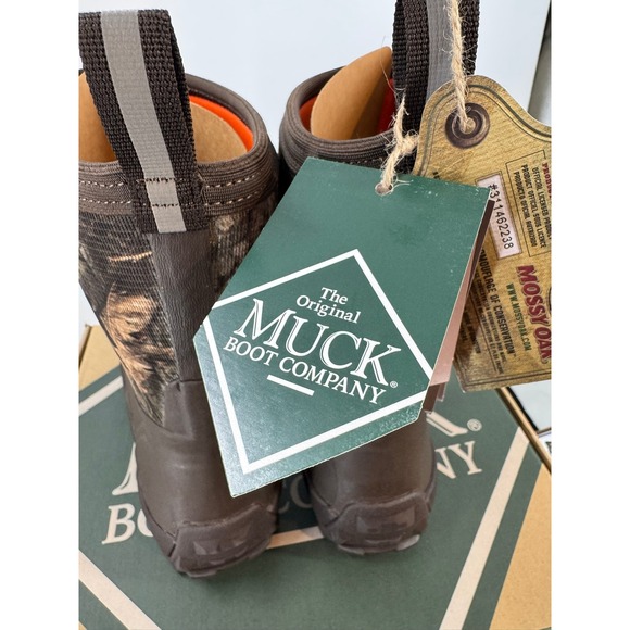 Muck Boot Company‎ Wetland Mid Mens 11M Brown Mossy Oak Camo Boots MWTMM91 NEW main image 6